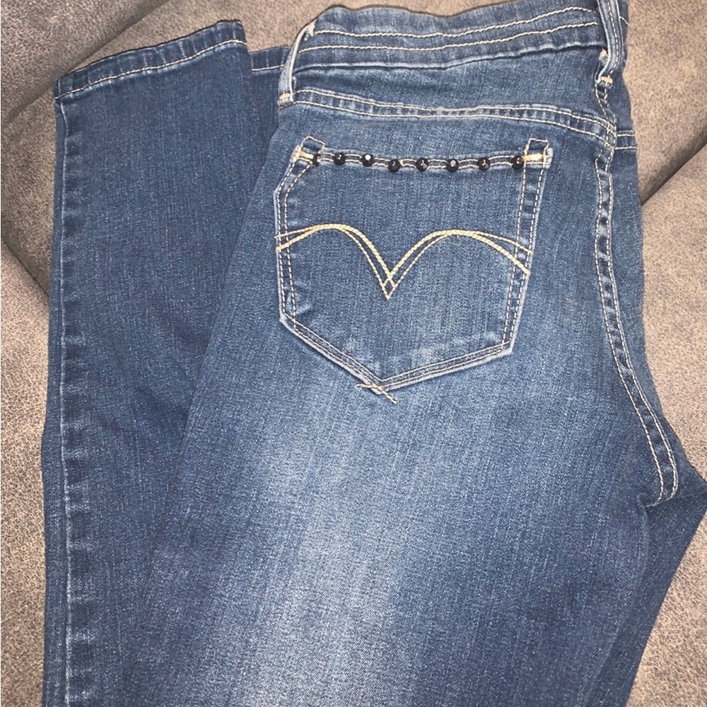 Levi's Blue Skinny Jeans with Classic Stitching